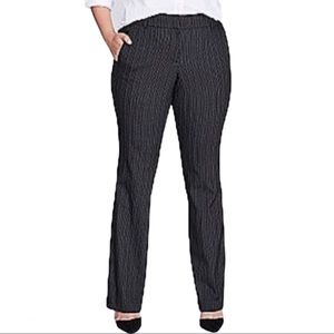 Lane Bryant stretch boot striped pants size 18